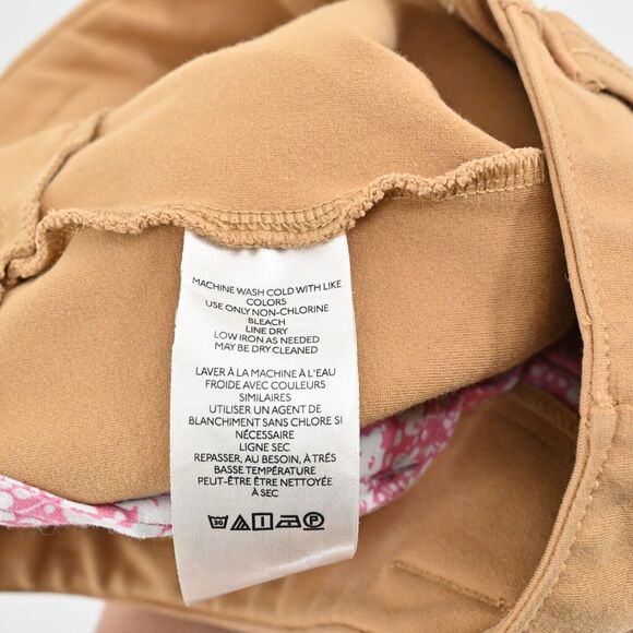 ANTHROPOLOGIE Pants Womens Size 2 Naomi Flare Tan Mid Rise Stretch Retro MAEVE - Picture 9 of 12